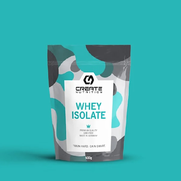 Blue, gray and white camouflage-patterned whey pouch