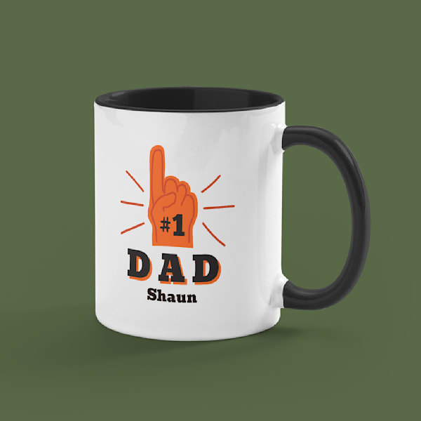 number one Dad mug design idea