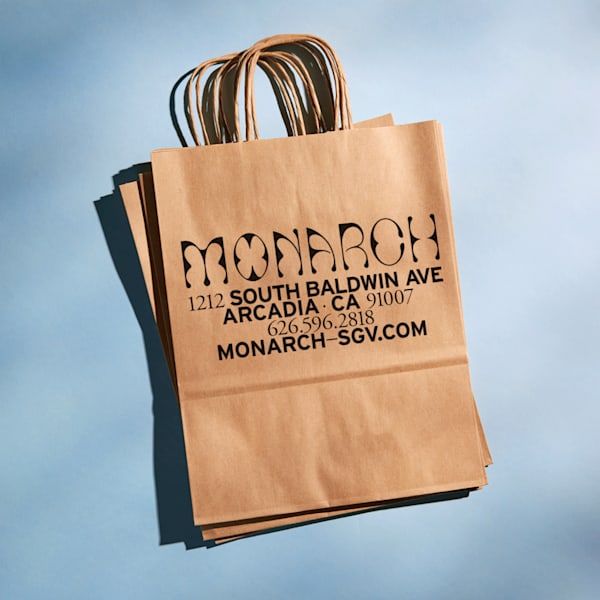 Labeled bag design packaging