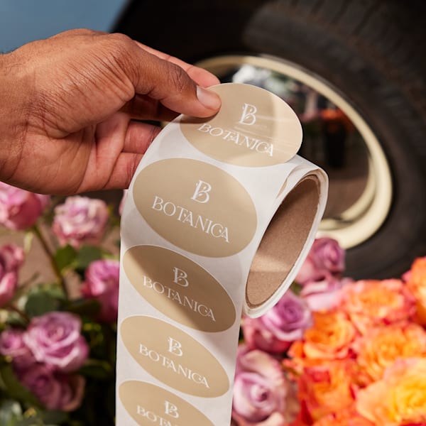 Classic logo style using a serif font