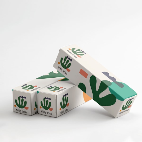 Long rectangular custom product packaging.