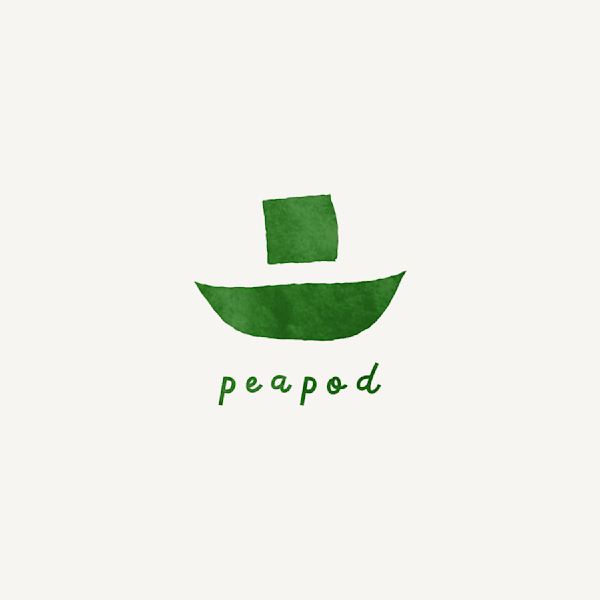 abstract textured green boat in toasty logo design