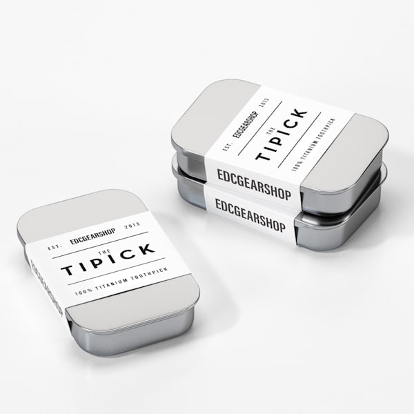 Rectangular metal tin as an example of the Pure Steel packaging trend 2026
