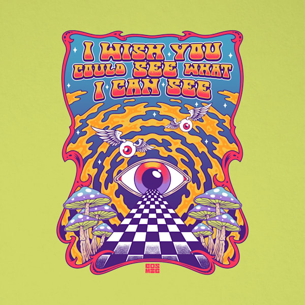 An illustration that exemplifies the Hyper-Individualism graphic design trend 2026