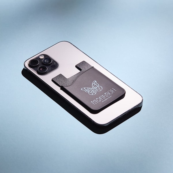 Branded phone wallet as a trade show with giveaways