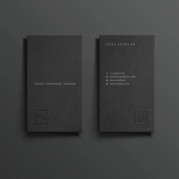 Business card design