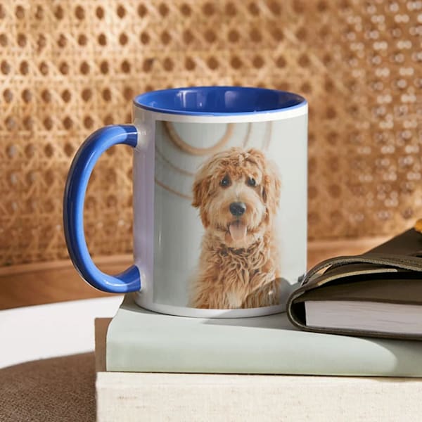 pet photo mug design idea