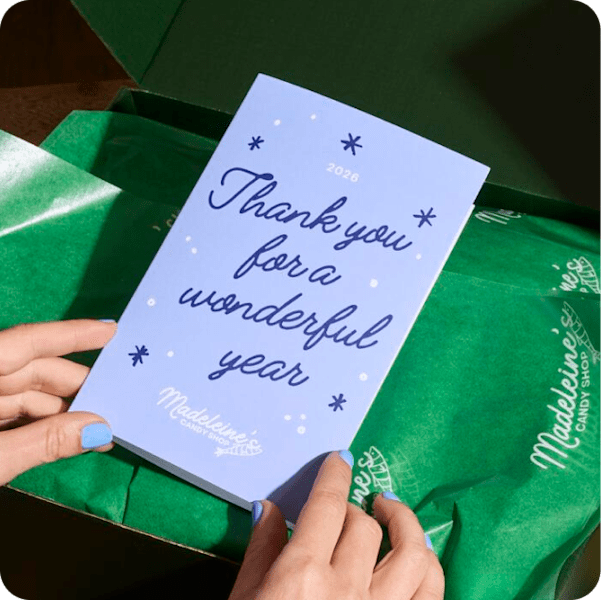 holiday card for the new year
