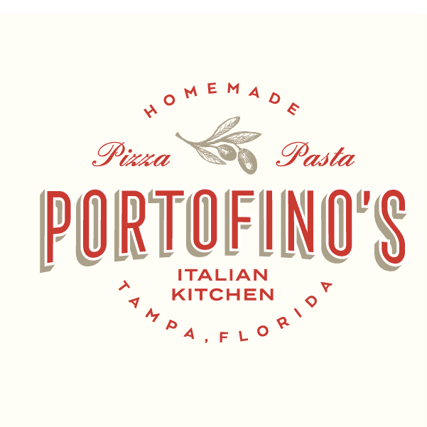 Food branding logo: Portofino’s Italian Kitchen
