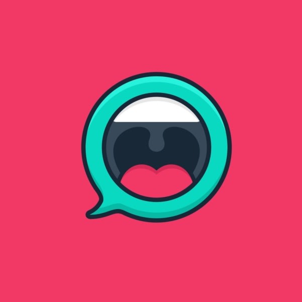 mouth and speech bubble