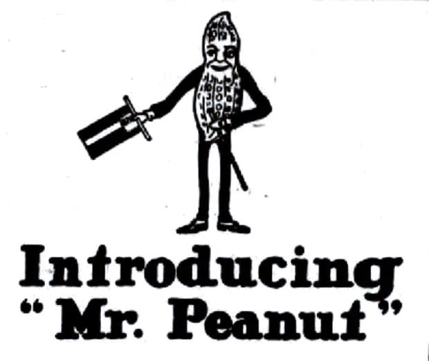 Origin of Mr. Peanut from Planters