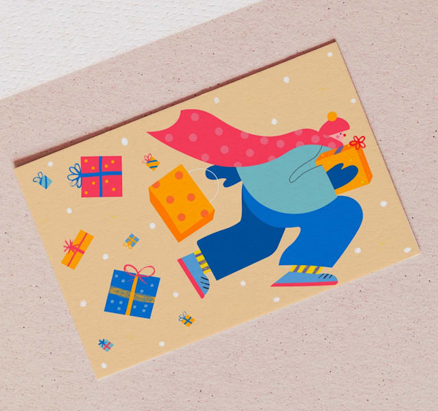 Illustrated Christmas Card designs