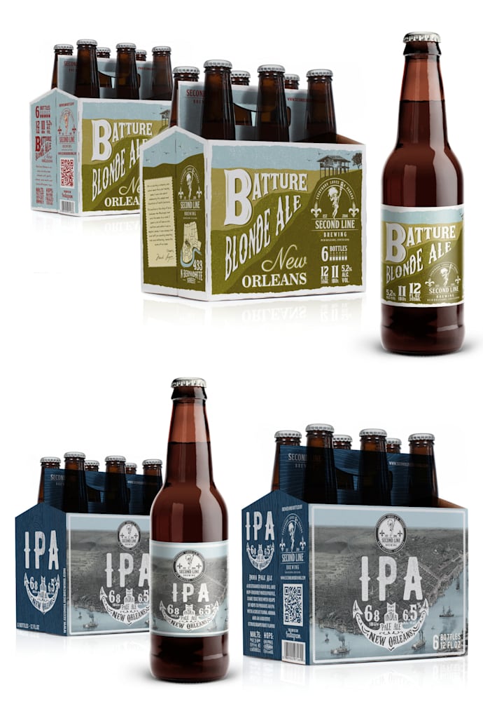 Shelf-ready packaging design for beer bottles