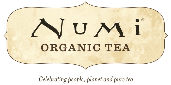 Numi Organic Tea logo for a brand specializing in sustainable tea packaging.