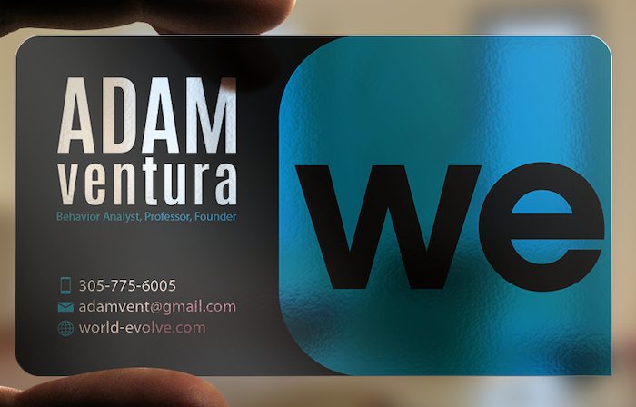 Transparent business card
