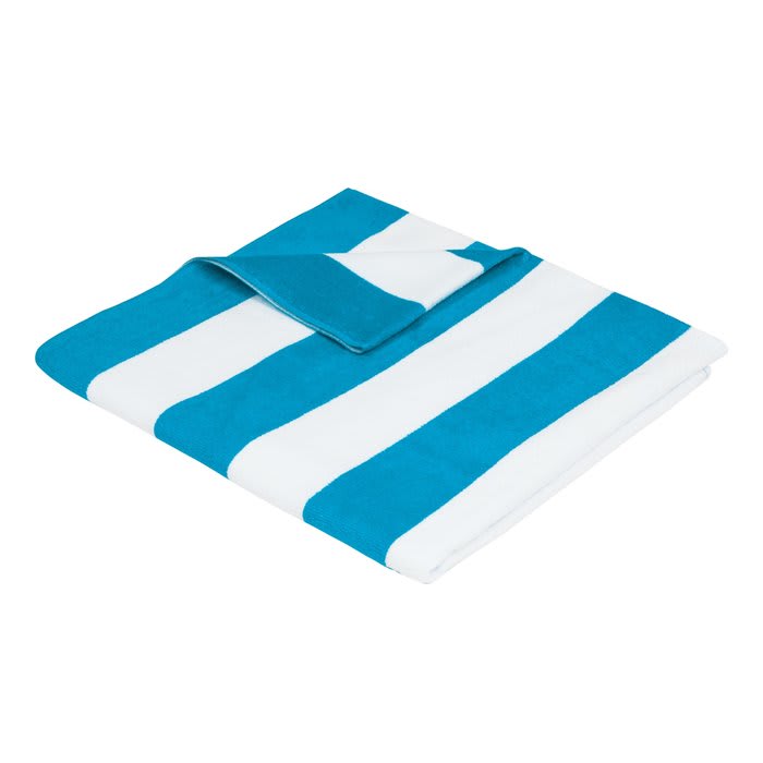 Wedding favors custom striped beach towel