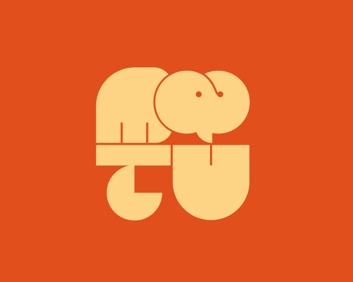 Orange and yellow street food logo design color trends 2025