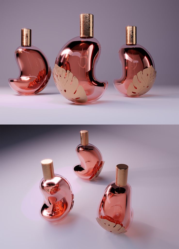 Elegant packaging design for an artisanal perfume small business idea