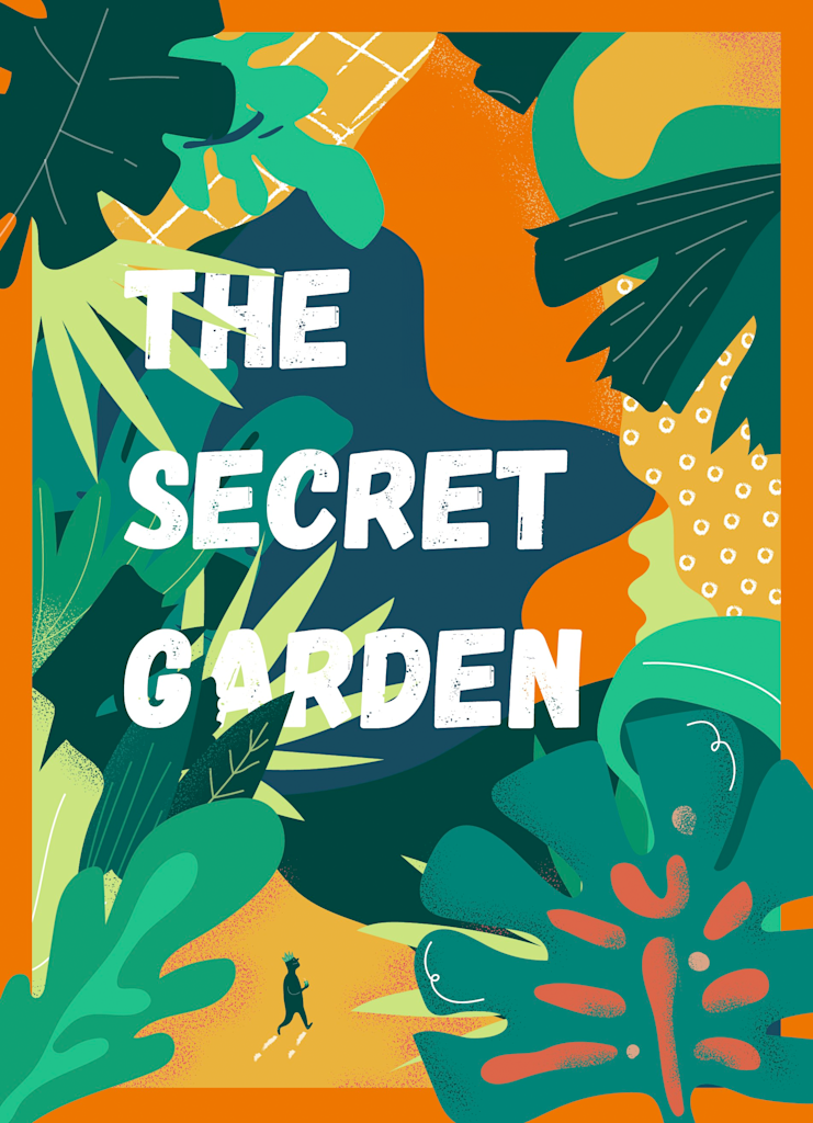 An example of the garden cutouts 2024 graphic design trend