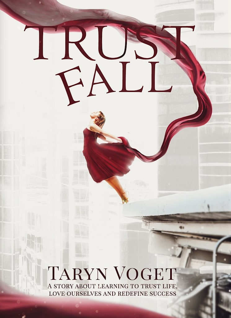 trust fall book cover design