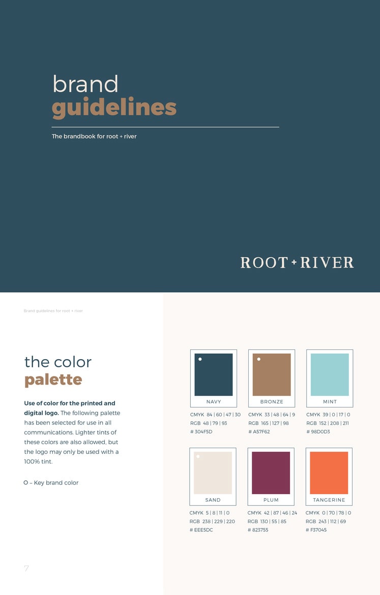 Root + River brand guideline