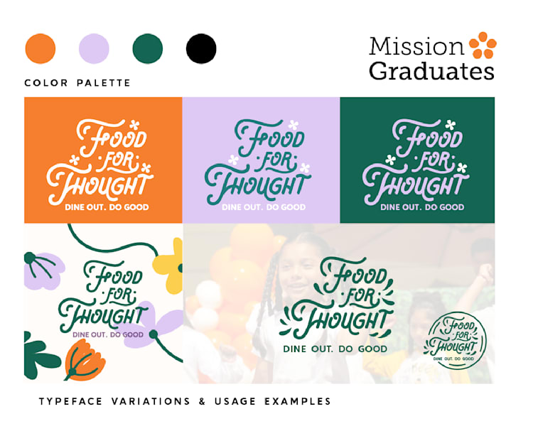 Branding mit fließenden Schriften und natürlichen Elementen im Rewilding Design-Trend