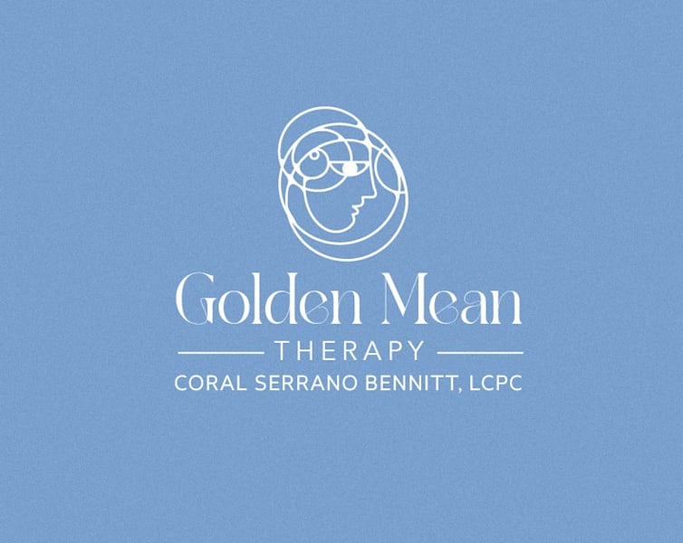 abstract scrawled face in stamp logo design