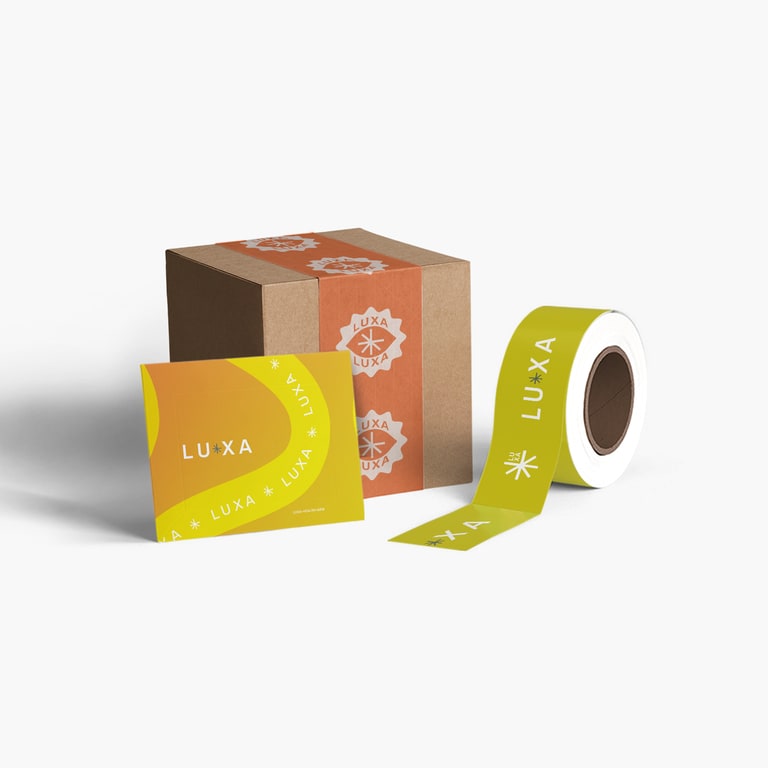 Brand logo variations on product packaging