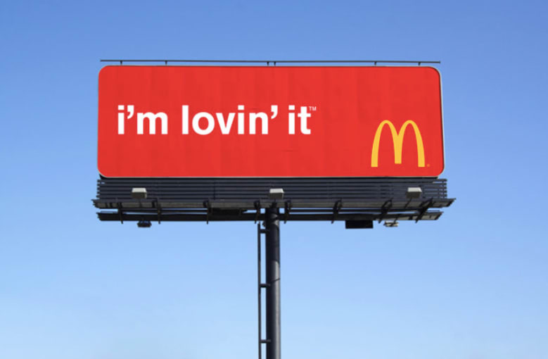 I’m Love It McDonalds billboard