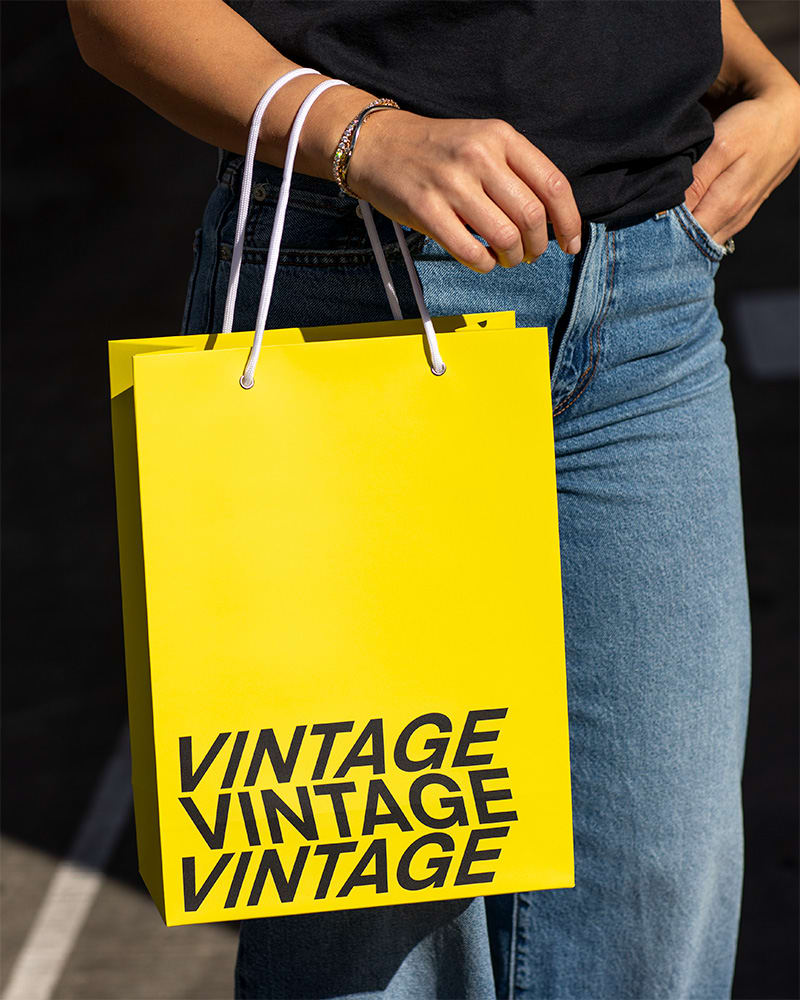 Paper bag.