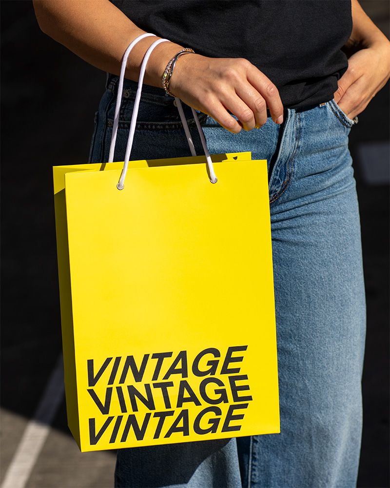Paper bag.