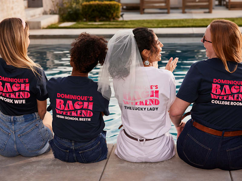 Wedding favors custom event T-shirts