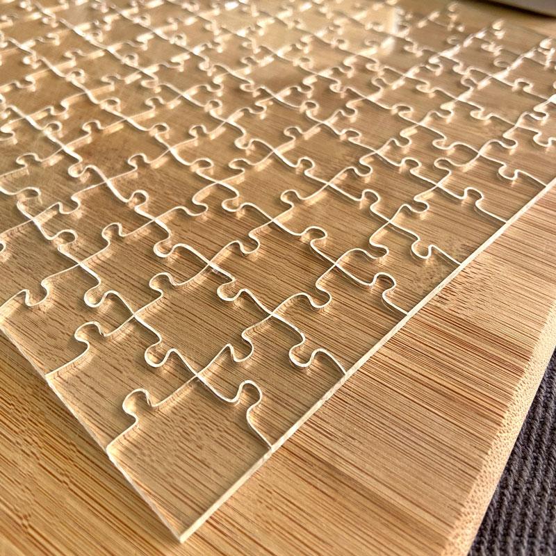 Idée cadeau pour Secret Santa : puzzle transparent