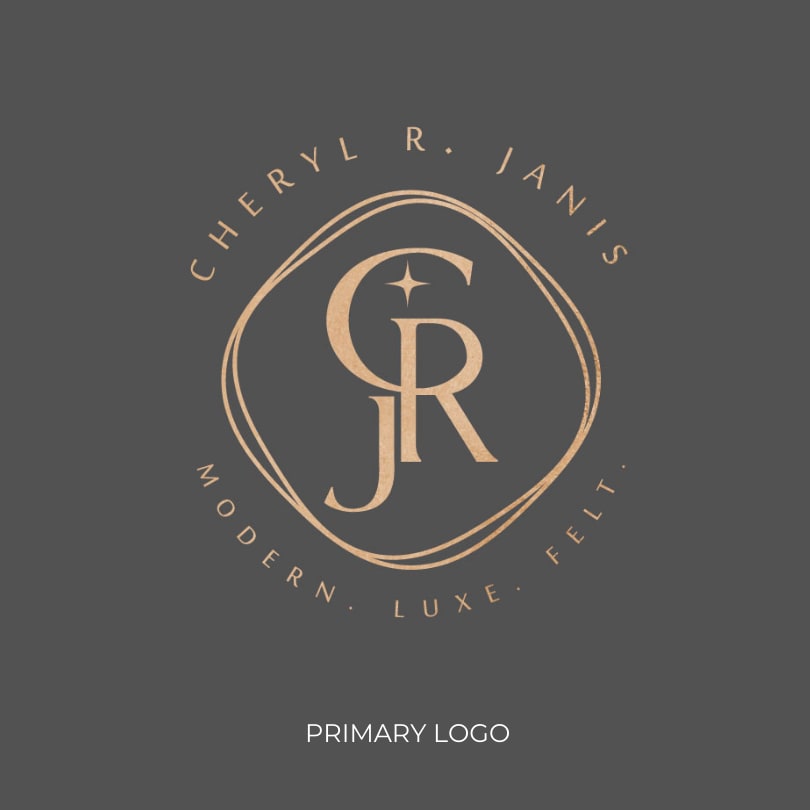 Feines serifenloses Schriftartdesign für ein Monogramm-Logo
