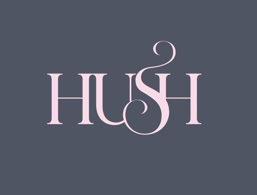 Interlocking Letterforms font trends hair care logo design
