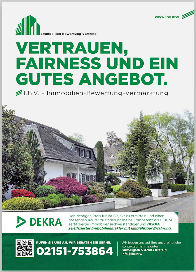 Flyer mit gr&uuml;nen Textfeldern, Fotos und Text