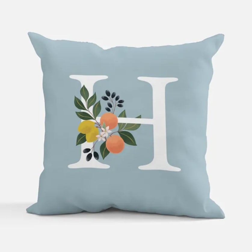 A custom pillow