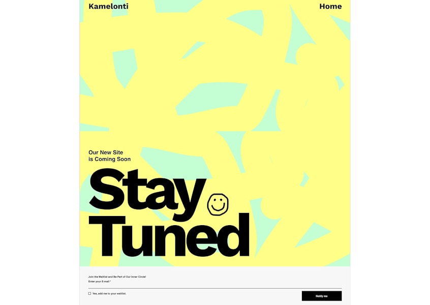 Website-template Human Scribble trend