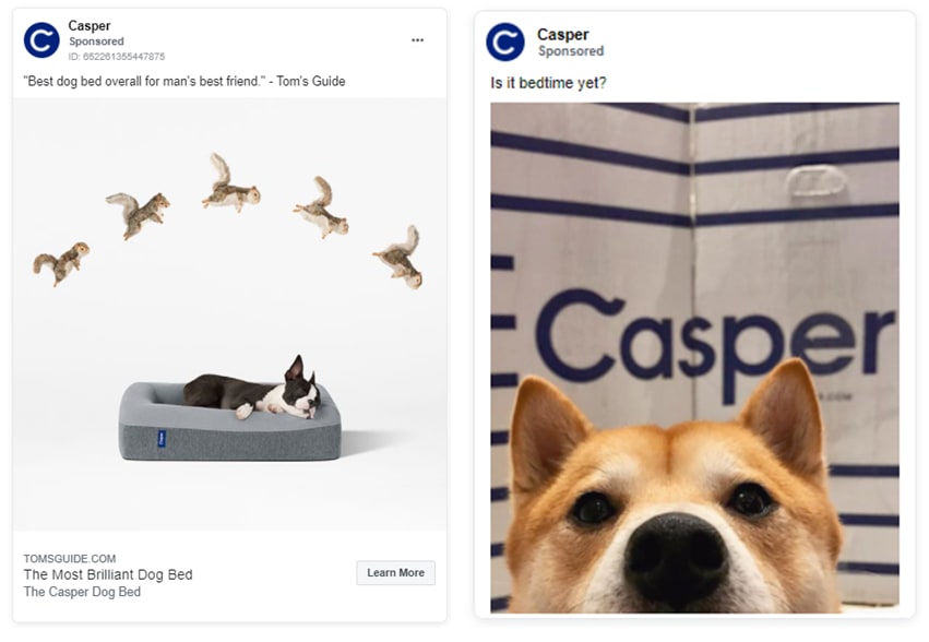 Design de publicité pour Casper