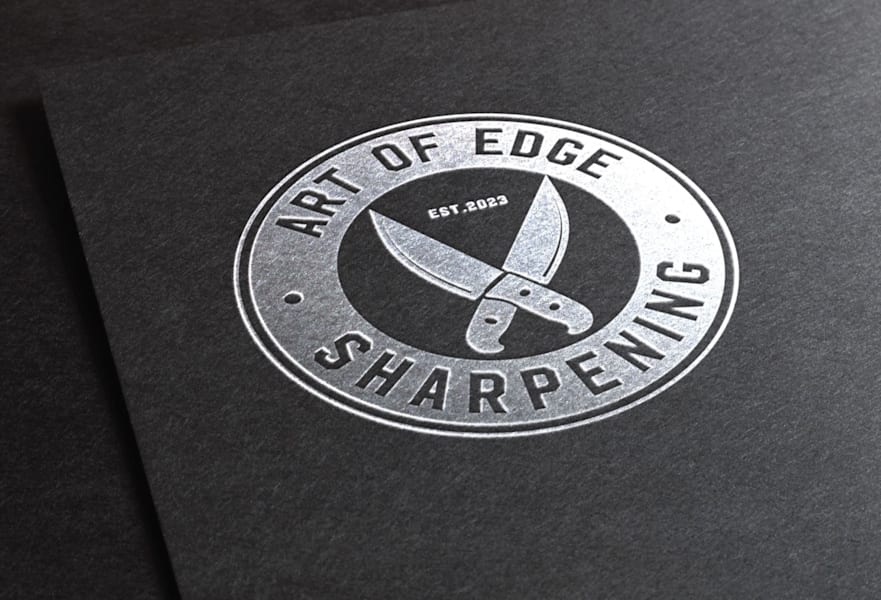 Metallic foil used to create steel look for packaging design