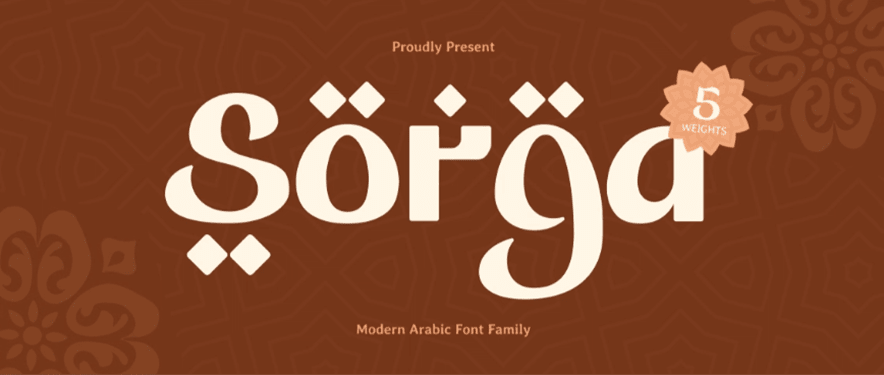 Sorga : famille de police arabe moderne