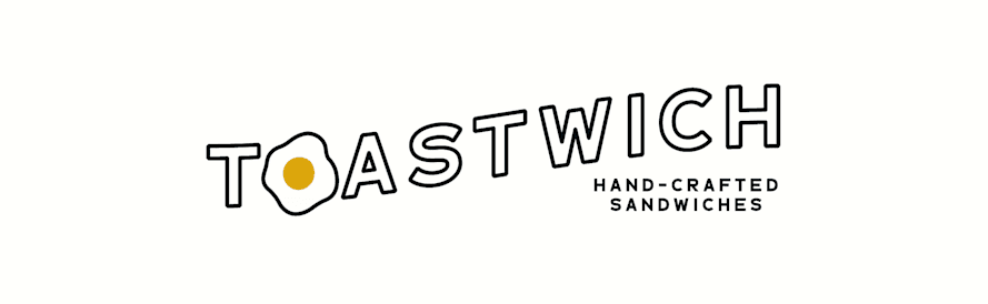 Logo typographique avec un &oelig;uf au plat repr&eacute;sentant la lettre O