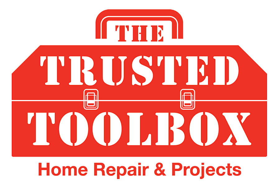 Red logo of a toll box for an electric company logo