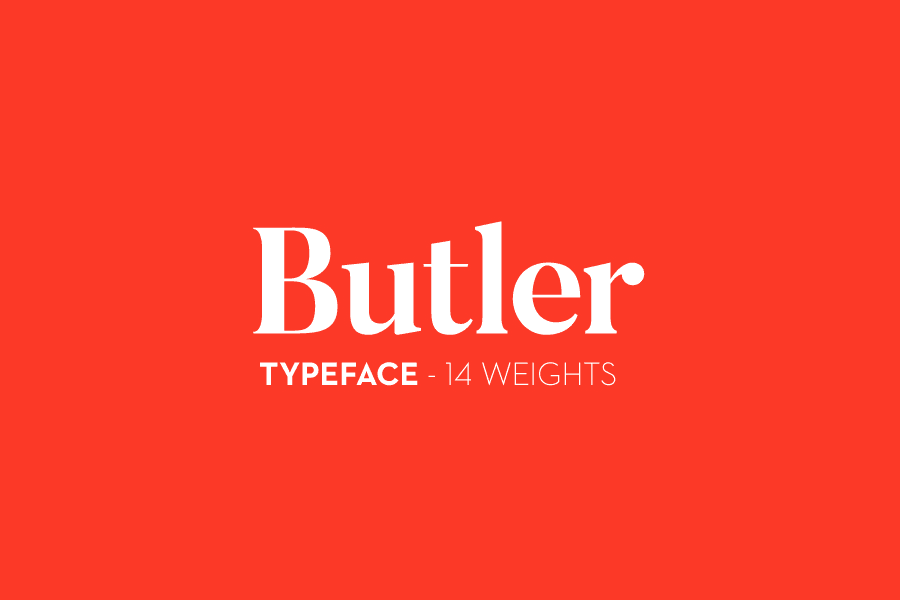 butler font logo