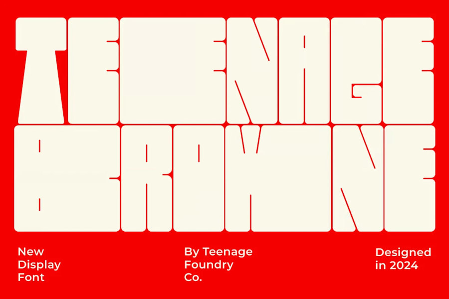 TF Brown rounded font style