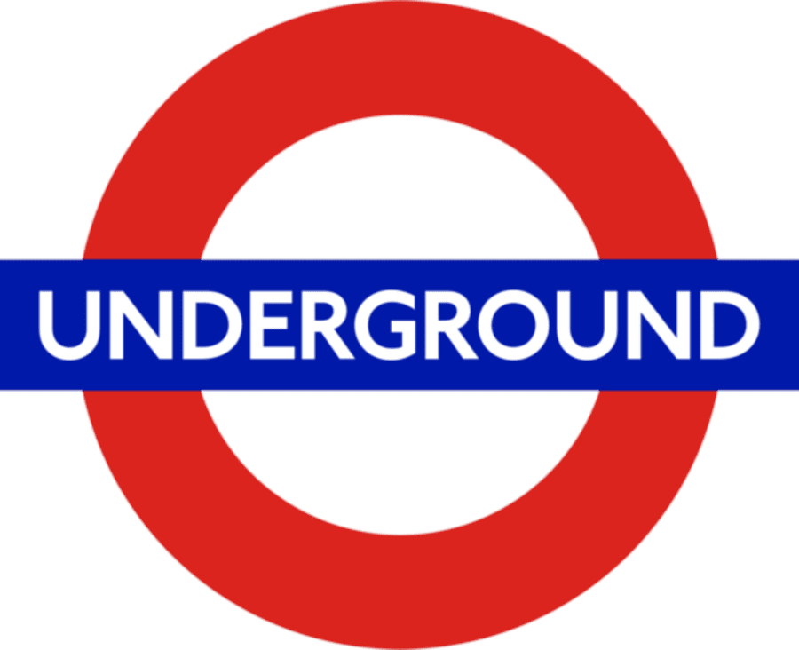 The London Underground logo is one of the most iconic logos