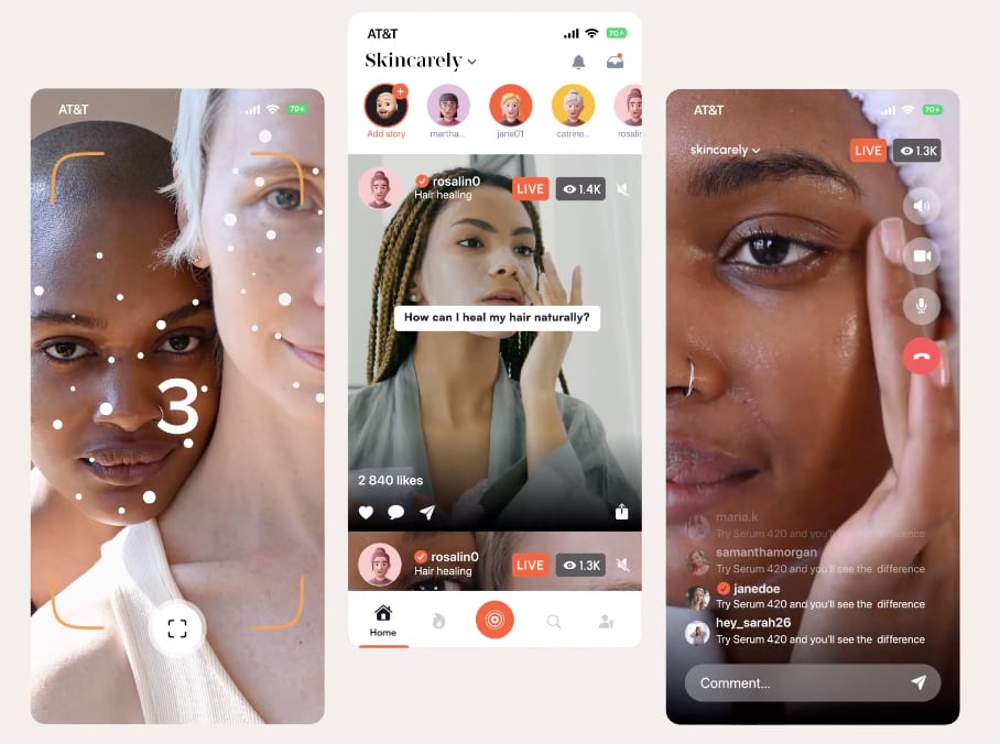 video content for a beauty brand