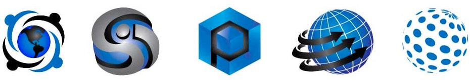 generic globe logos