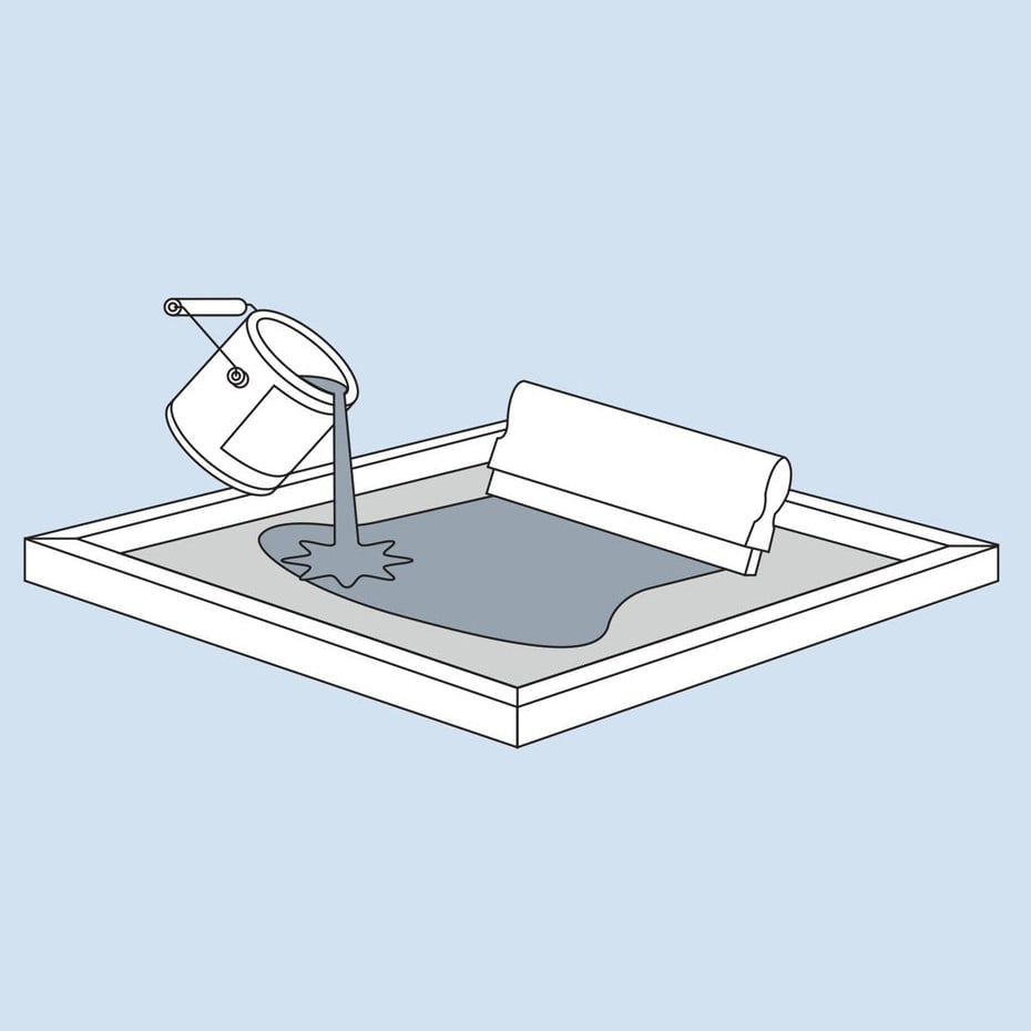 Screen printing illustration