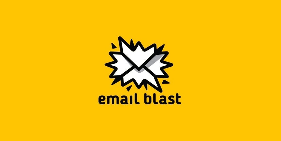 an artwork of a white envelope tearing through a vibrant yellow surface